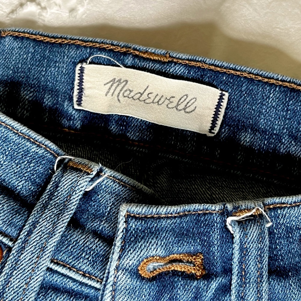 MADEWELL HIGH RISE SKINNY JEANS